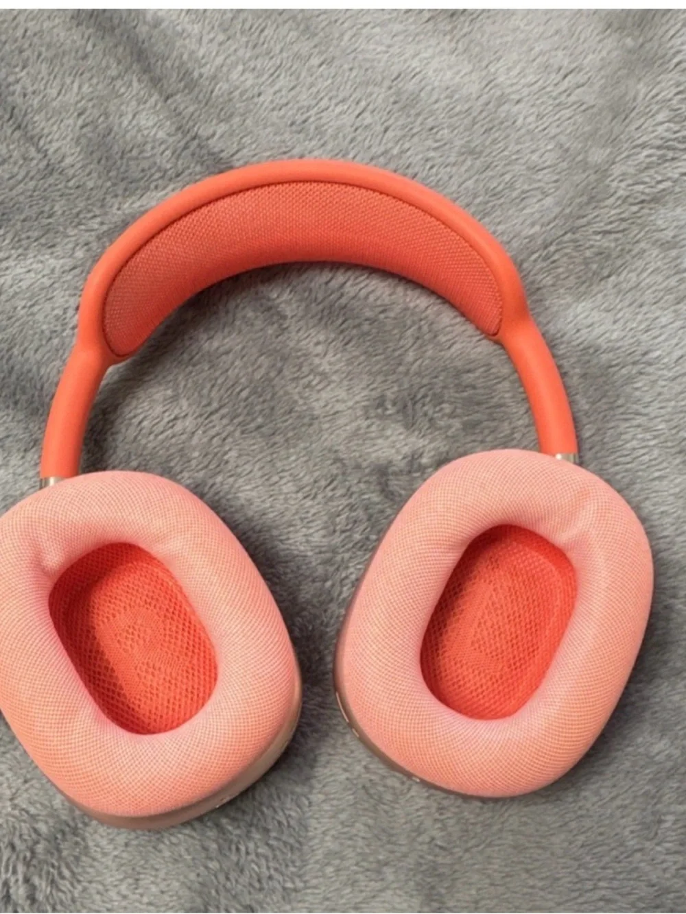 Apple On-Ear Headphones - Pink Rose with Coral Headband